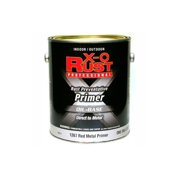 General Paint XO Rust Oil Base Primer, Red Metal Primer, Gallon